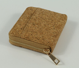 Different Mini Style Nature Cork Raw material Women wallet 10x9cm with card and money slot